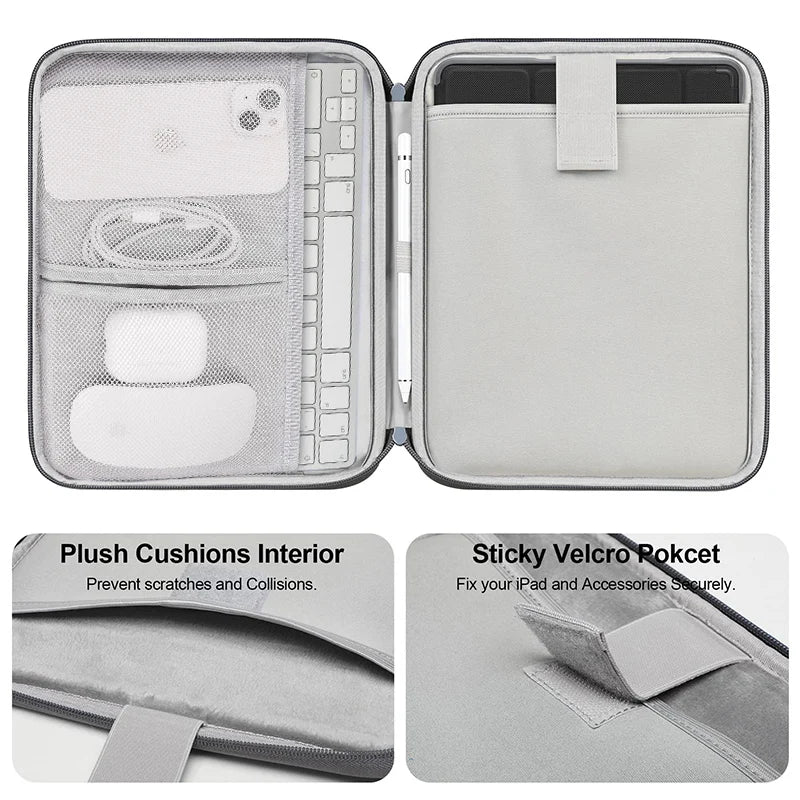 Housse de Rangement Stylée & Multi-Compartiments – Tablettes 10-13’’