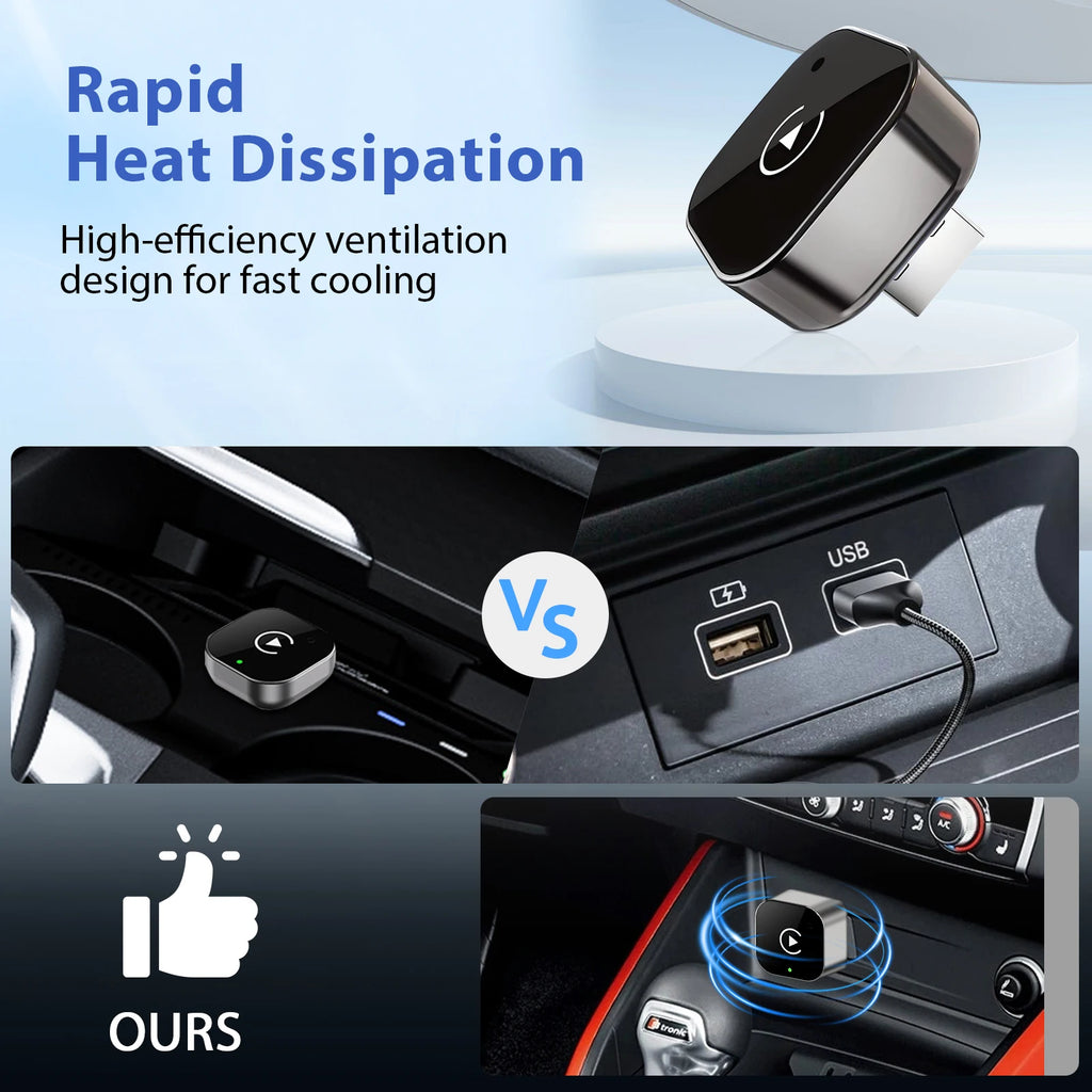 Clé CarPlay & Android Auto Sans Fil
