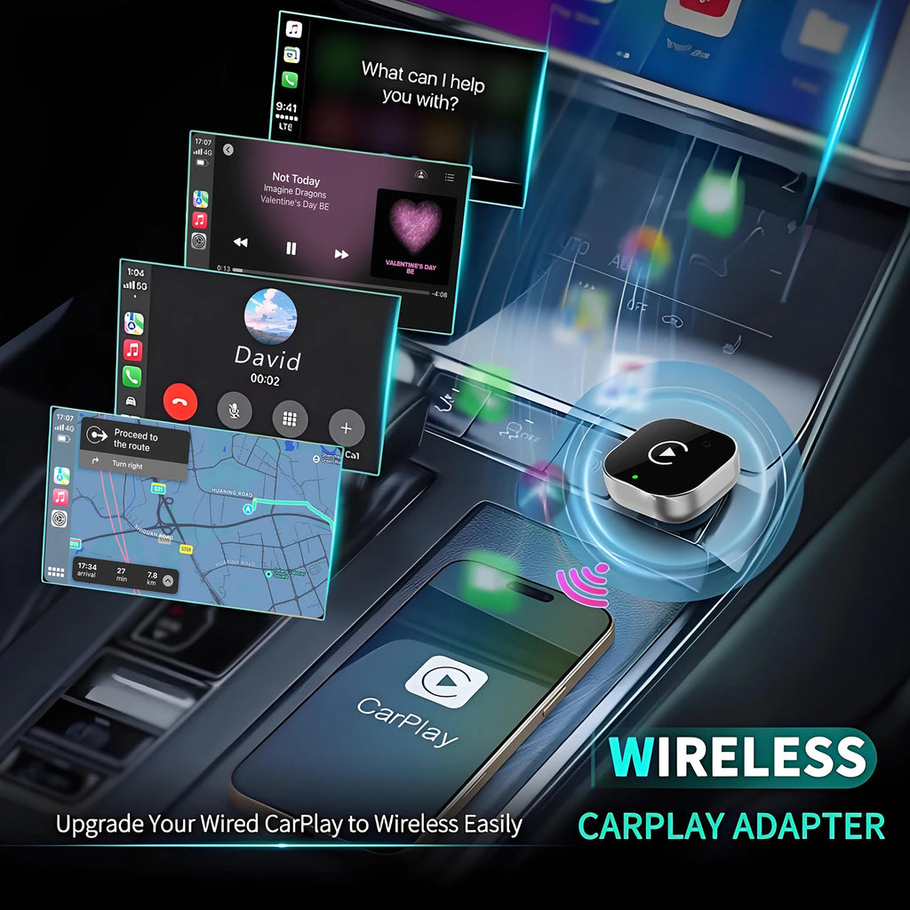 Clé CarPlay & Android Auto Sans Fil