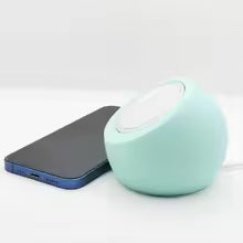 Support Magnétique de Bureau en Silicone – Station de Charge Sans Fil MagSafe pour iPhone 12 / 13 / 14 / 15 / 16 Pro